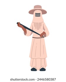 eyo festival yoruba religion illustration vector