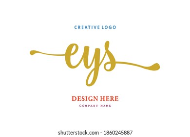 EYS lettering logo is simple, easy to understand and authoritative