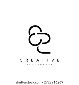 EZ Abstract Monogram Logo Design. Este logotipo foi criado com uma combinação de duas letras E e Z