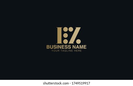  ez   initial based letter typography logo design 