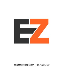 EZ initial logo design