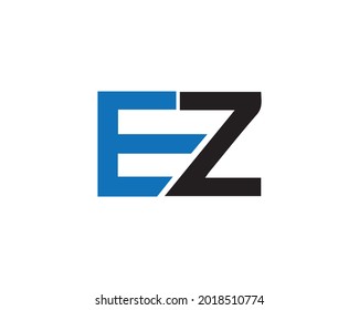 Ez Letter Logo Design Vector Template Stock Vector (Royalty Free ...