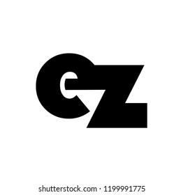 ez letter vector logo