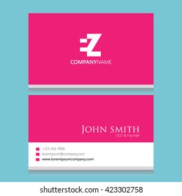 EZ Logo | Business Card Template | 