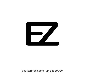 EZ logo design vector template