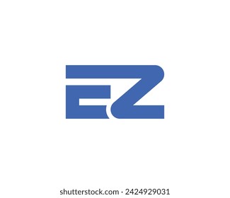 EZ logo design vector template