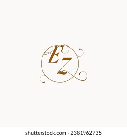 EZ uniquely wedding logo symbol of your marriage and you can use it on your wedding stationary