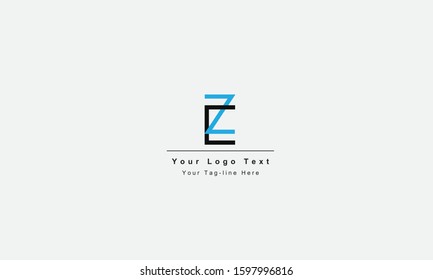EZ ZE letter logo. Unique attractive creative modern initial EZ ZE E Z initial based letter icon logo