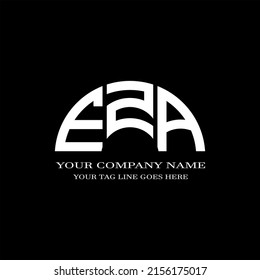 EZA letter logo creative design with vector graphic