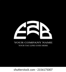 EZB letter logo creative design with vector graphic