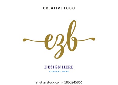 EZB lettering logo is simple, easy to understand and authoritative