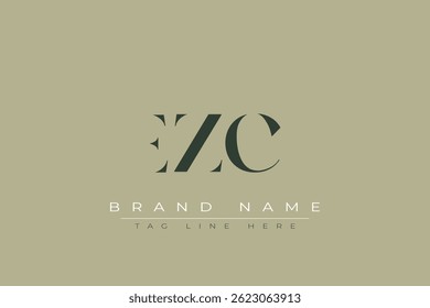 EZC abstract letter logo design. This logo is designed by three abstract letters.