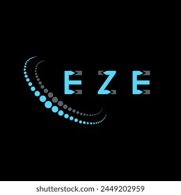 EZE letter logo abstract design. EZE unique design. EZE.
