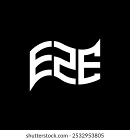 EZE logo design, EZE simple and modern logo. EZE luxurious alphabet design  