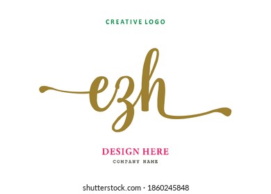 EZH lettering logo is simple, easy to understand and authoritative