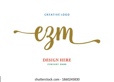 EZM lettering logo is simple, easy to understand and authoritative