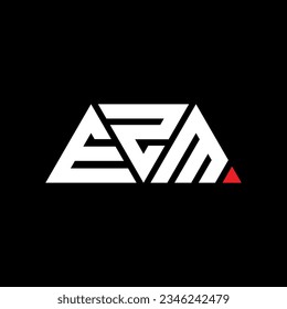 Diseño del logotipo de la letra del triángulo EZM con forma de triángulo. Monograma de diseño del logotipo del triángulo EZM. Plantilla de logotipo vectorial de triángulo EZM con color rojo. Logo triangular EZM Diseño sencillo, elegante y lujoso.