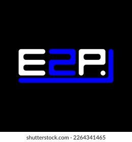 EZP letter logo creative design with vector graphic, EZP simple and modern logo.