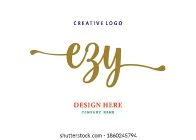 EZY lettering logo is simple, easy to understand and authoritative