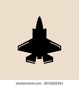 F 22 aircraft Icons Solid style, silhouettes of modern fighter jets, military aircraft, and aviation, ideal for defense, aerospace, transportation, and aviation designs.