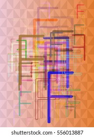 F Alphabet art pattern