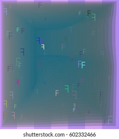 F Alphabet background pattern