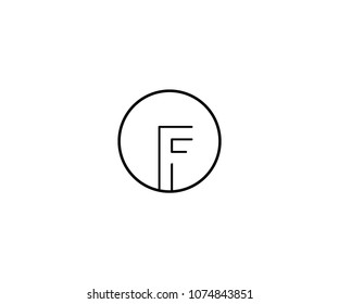 F alphabet company logo,F initial company logo ,F minimal logo