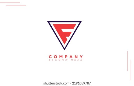 F Alphabet letters Initials Monogram logo