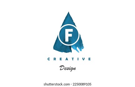 F alphabet logo creative trendy symbol vector design on white background