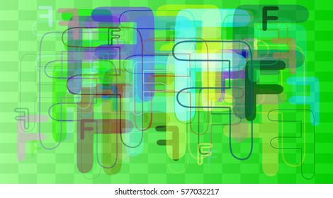 F Alphabet texture idea