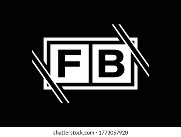 F B Initial Letter Logo design, Graphic Alphabet Symbol for Corporate Business Identity