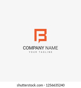 F and B Logo can be use for general company