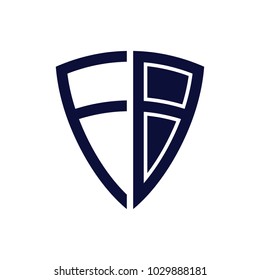 F B I Logo design template, Shield logo design