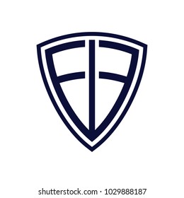 F B I Logo design template, Shield logo design