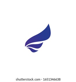 F and Bird Logo Templates Vector Minimalist