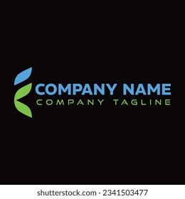F Brand icon logo Design