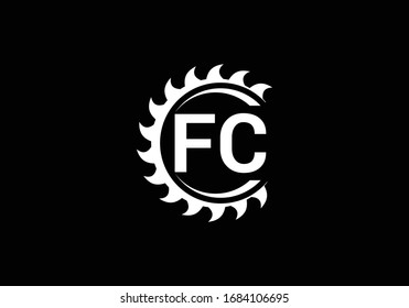 F C. FC Initial Letter Logo design vector template, Graphic Alphabet Symbol for Corporate Business Identity