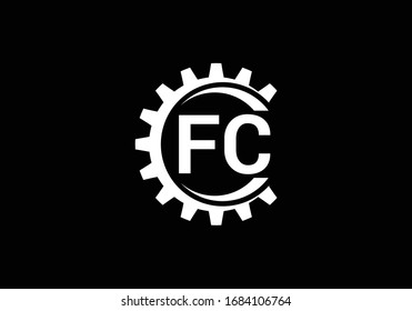 F C. FC Initial Letter Logo design vector template, Graphic Alphabet Symbol for Corporate Business Identity