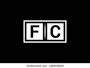 F C. FC Initial Letter Logo design vector template, Graphic Alphabet Symbol for Corporate Business Identity