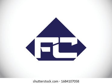 F C. FC Initial Letter Logo design vector template, Graphic Alphabet Symbol for Corporate Business Identity
