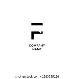 F and chat logo concept vector