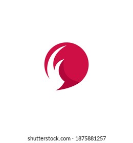 F Chat Logo Simpel Design