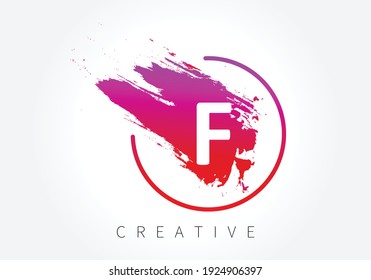 F Creating an Artistic Brush Article Logo.
