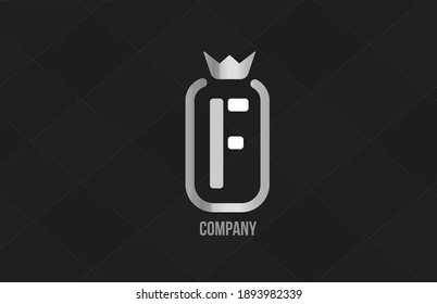 F crown alphabet letter logo for company and corporate. Luxury design. Can be used as an icon for a brand or product