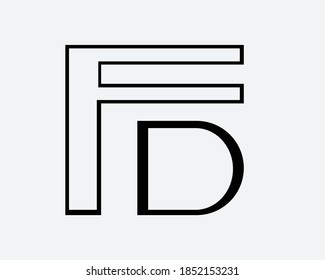 f d and d e creative logo designs