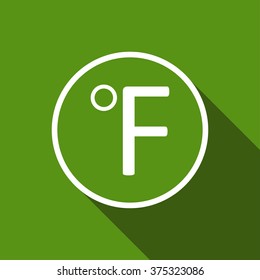 f degree icon. temperature vector illustration