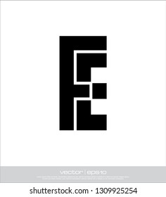 f and e logo templates