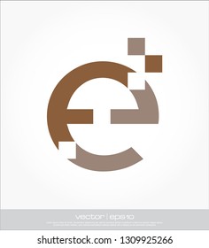 f and e logo templates