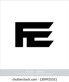f and e logo templates