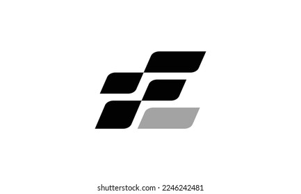 F EF FE logo design in vector Awesome minimal trendy professional logo design template.